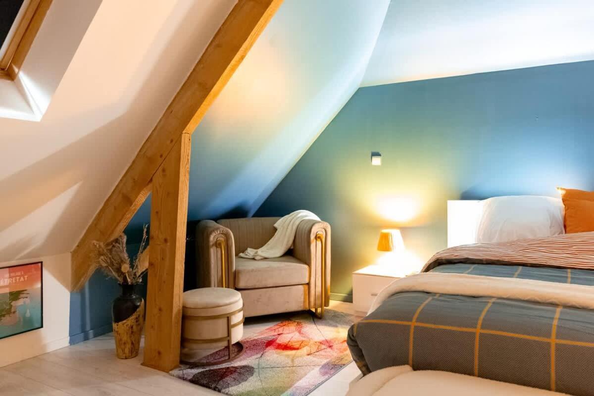 Loft Moderne Et Cosy Proche Des Villes Et Plages Demouville Bagian luar foto