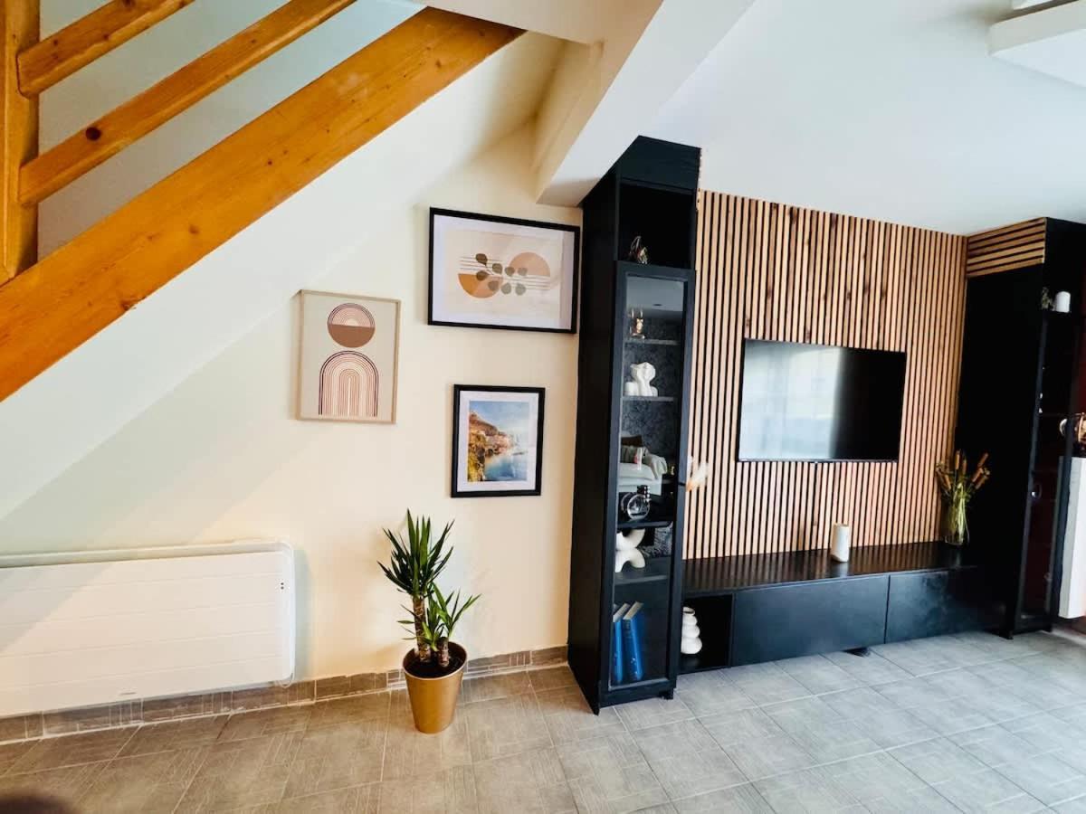 Loft Moderne Et Cosy Proche Des Villes Et Plages Demouville Bagian luar foto